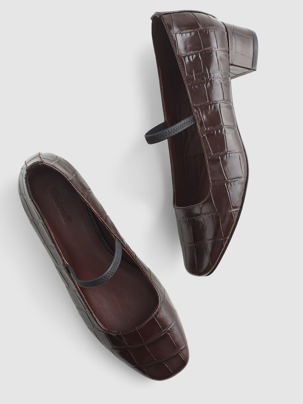 NEW Madewell The Greta Pump in Coffee Bean Leather NX094 $138 size 9